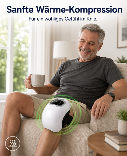 KnieVital 3-in-1 Kniemassagegerät – Wärme, Rotlicht & Massage